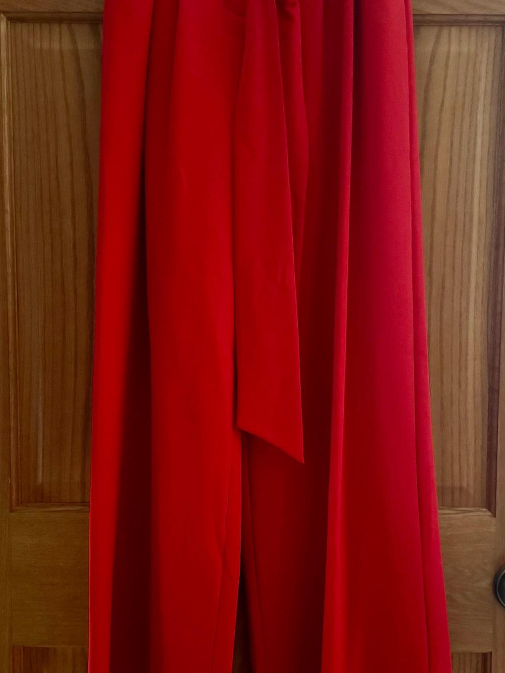 Milly Women's Wide-Leg Pants in Vibrant Red
